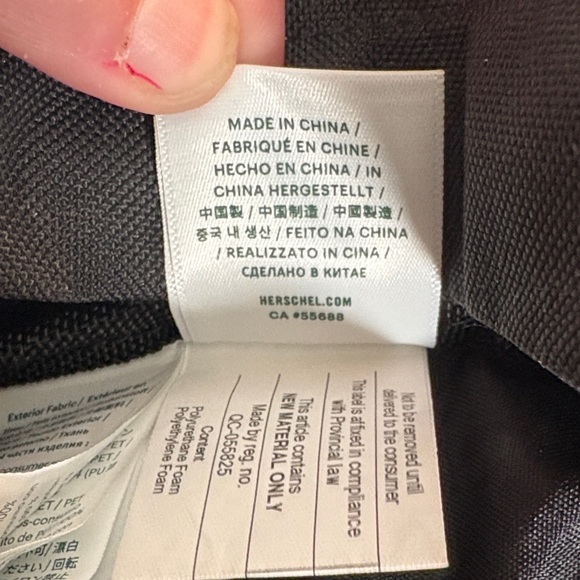 Herschel + Slalom Supply Company Classic Black Backpack - Picture 4 of 10